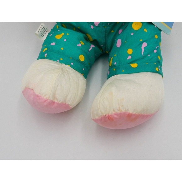 Hallmark Crayola Plush Easter Bunny Rabbit Parachute Toy Stuffed Animal 1993 - Picture 10 of 11